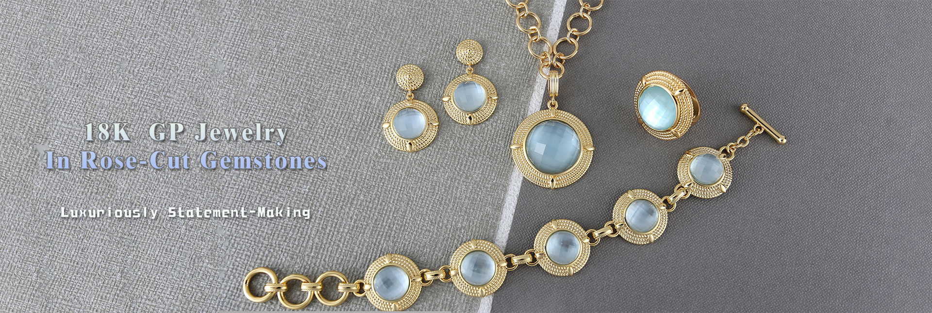 18K Thick Yellow Gold Plate Jewelry